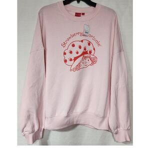 Strawberry shortcake pink sweatshirt size Large women's